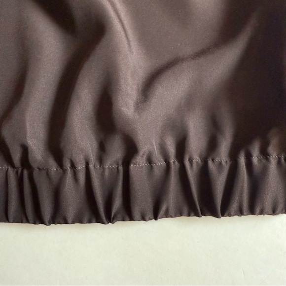 MICHAEL MICHAEL KORS XL Crepe Blouson Top Elastic Hem Side Tie Pullover Style - Picture 10 of 15